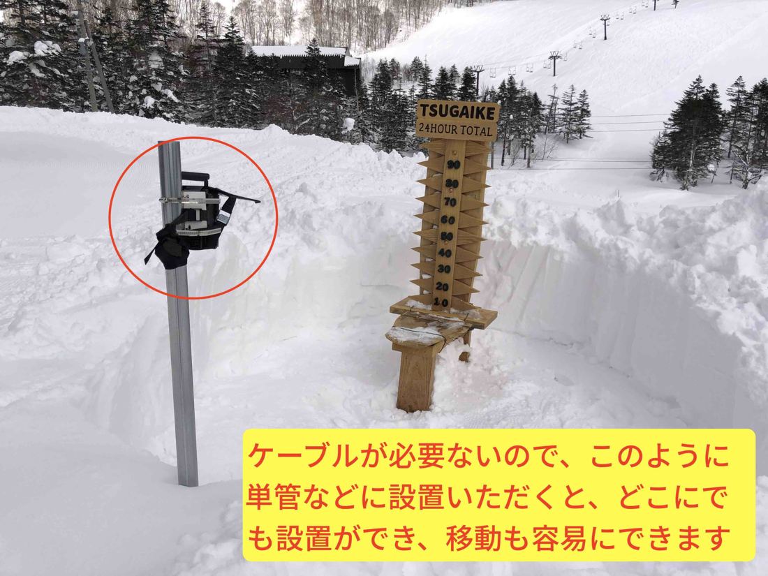 単管パイプを使った設置例